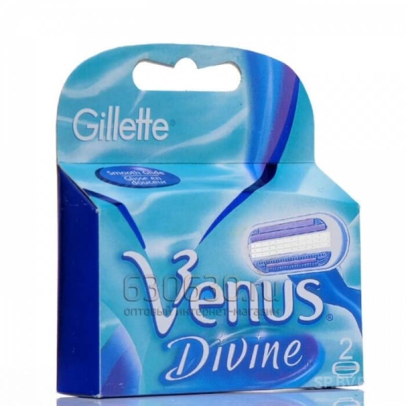 Venus divine сменные кассеты для бритья 2шт