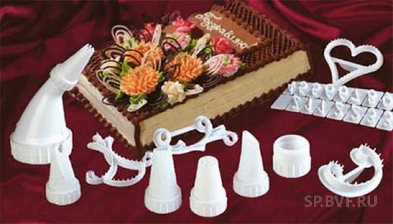 Набор для декорации торта 100 piece cake decoration kit