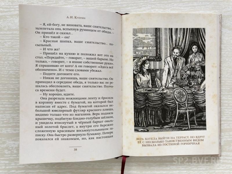 Как называлась последняя история в рисунках в домашнем альбоме шеина гранатовый браслет